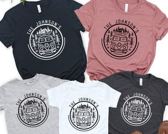 Custom Family Vacation Shirt, Family Reunion Shirt, Hiking Tee, Camping Trip Tee, Vacation Shirt 2023, Mountain Shirt, Family Matching,RZ190