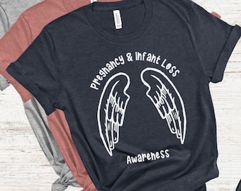 Baby Verlust Shirt, Baby Erinnerungsshirt, Verlust Engel Shirt, Schwangerschaft Verlust Shirt, Baby Erinnerung, Fehlgeburt, RZA108