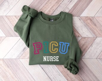 PICU Nurse Sweatshirt, Picu Nurse Gifts, PICU Nurse Tshirt, Pediatric Intensive Care Unit, Cadeau voor verpleegkundige, Shirt voor Peds ICU Techs, RZ355
