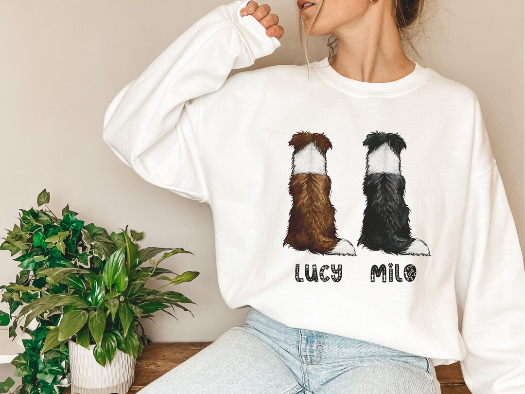 Personalized Border Collie Back Shirt, Border Collie Mom