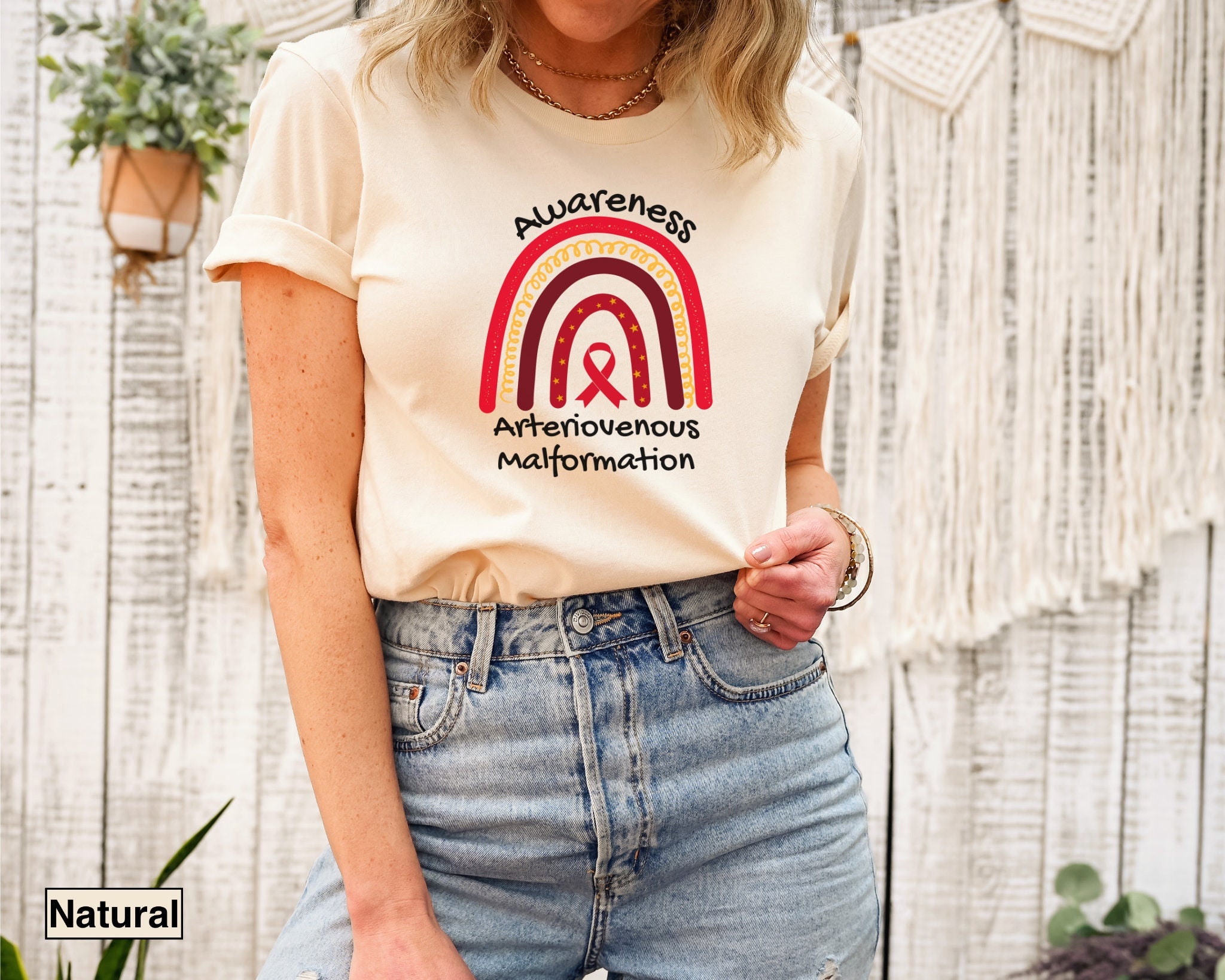 Arteriovenous Malformation Awareness Shirt, Warrior Shirt, AVM ...