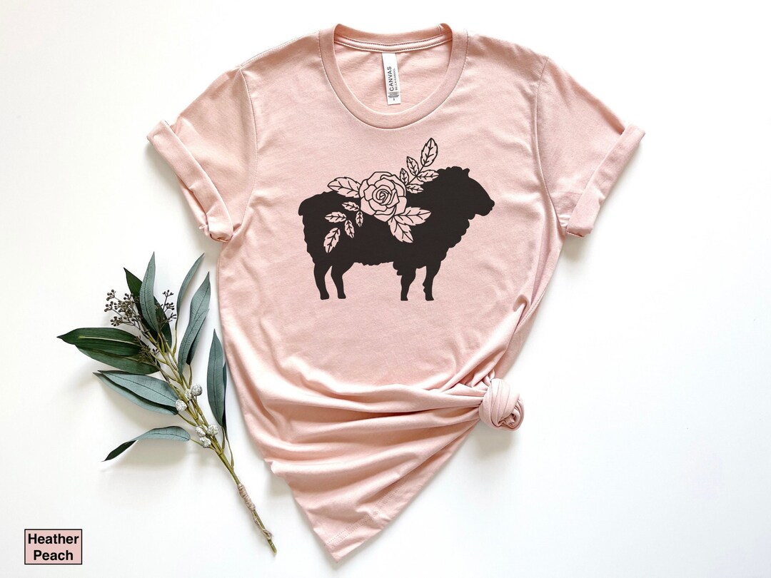 Lylia | Women's Cute Sheep Art Print Shirt main image 1