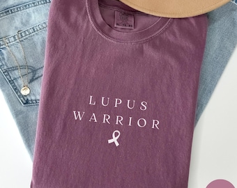 Lupus Warrior Shirt, Autoimmune Fighter Shirt, Lupus Awareness Top, Chronic Illness Support, Autoimmune Disease Gift, Lupus Survivor, RZ816