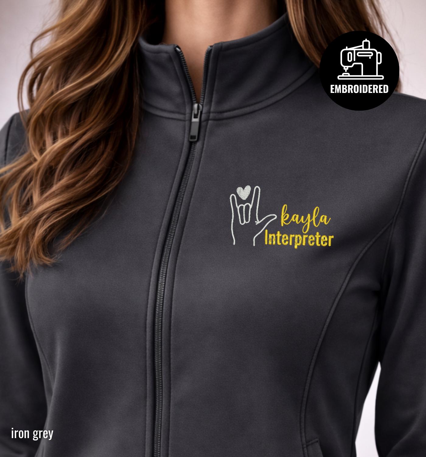 Asl Interpreter Jacket - Etsy