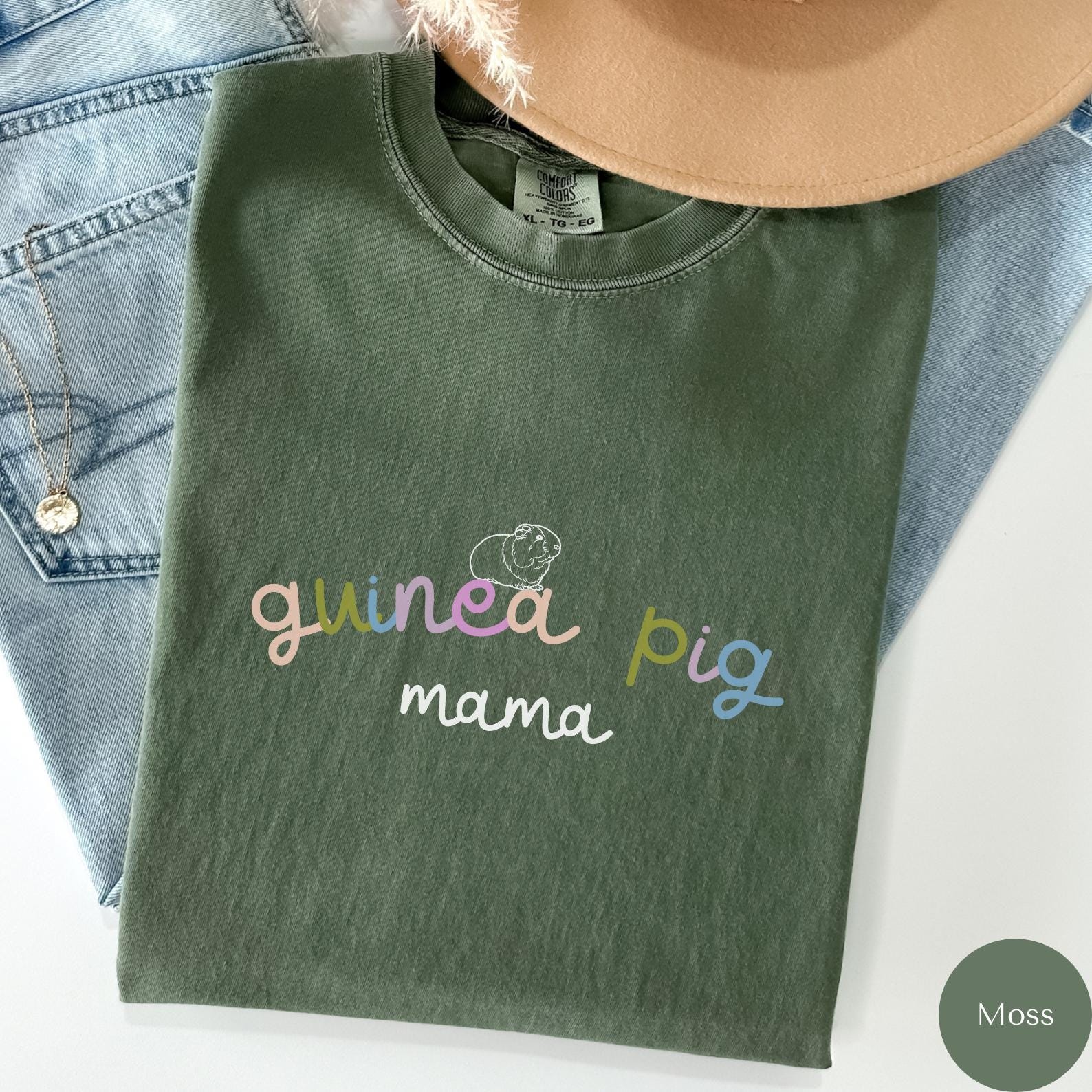 Guinea Pig Mama Shirt, Guinea Pig Lover Tee, Guinea Pig Gift