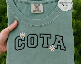Embroidered COTA Sweatshirt, Certified Occupational Therapy Assistant Apparel