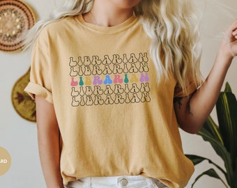 Camicia da bibliotecario, camicia colori comfort, camicia da biblioteca, camicia da lettura divertente, camicia amante del libro, camicia libresca, top insegnante di lettura, RZ429