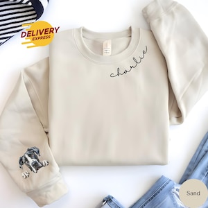 Custom Great Dane Sweatshirt, Giant Snuggles Club, Dog Name Crewneck, Big Breed Lover Gift, Cozy Dog Mom Shirt, XL Pup Pullover, T152