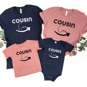 Cousin Crew shirt, Matching Cousin Shirts, Vintage Cousin Squad, Family Cousin Gifts, Beach Cousin Vacation Shirt, Cousin Holiday Tee, RZ408