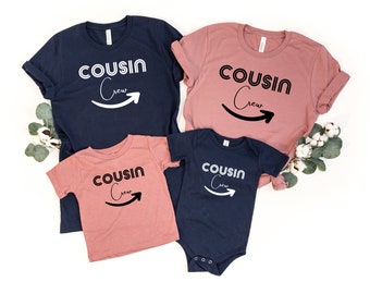 Cousin Crew shirt, Matching Cousin Shirts, Vintage Cousin Squad, Family Cousin Gifts, Beach Cousin Vacation Shirt, Cousin Holiday Tee, RZ408