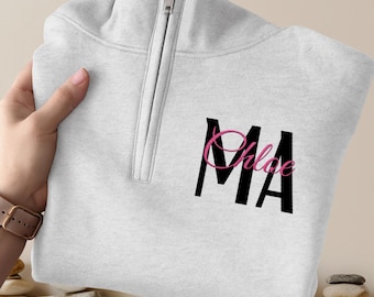 Personalized Medical Assistant Quarter Zip Sweatshirt, Medical Office Pullover Gift, N125