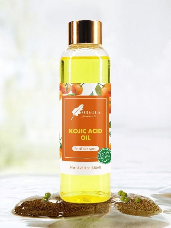 Kojic Acid Face & Body Oil, Hydrating Skincare (150ml)