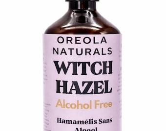 Witch Hazel Distillate with (Alcohol-free) 500ml/16.9oz Ideal For All Skin Types By Oreola Naturals