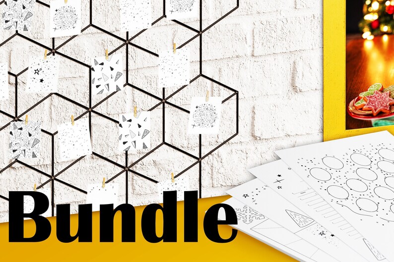 Printable Advent Calendar Family Activities Undated Extras Bund 