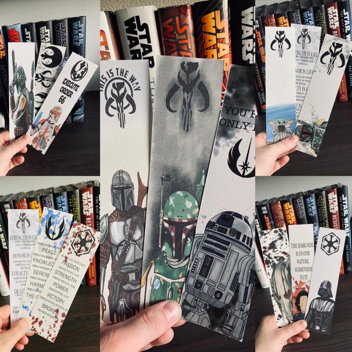 Star Wars Bookmarks Etsy