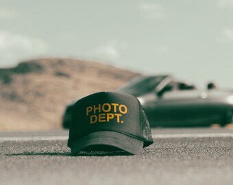 Cappello camionista del dipartimento fotografico