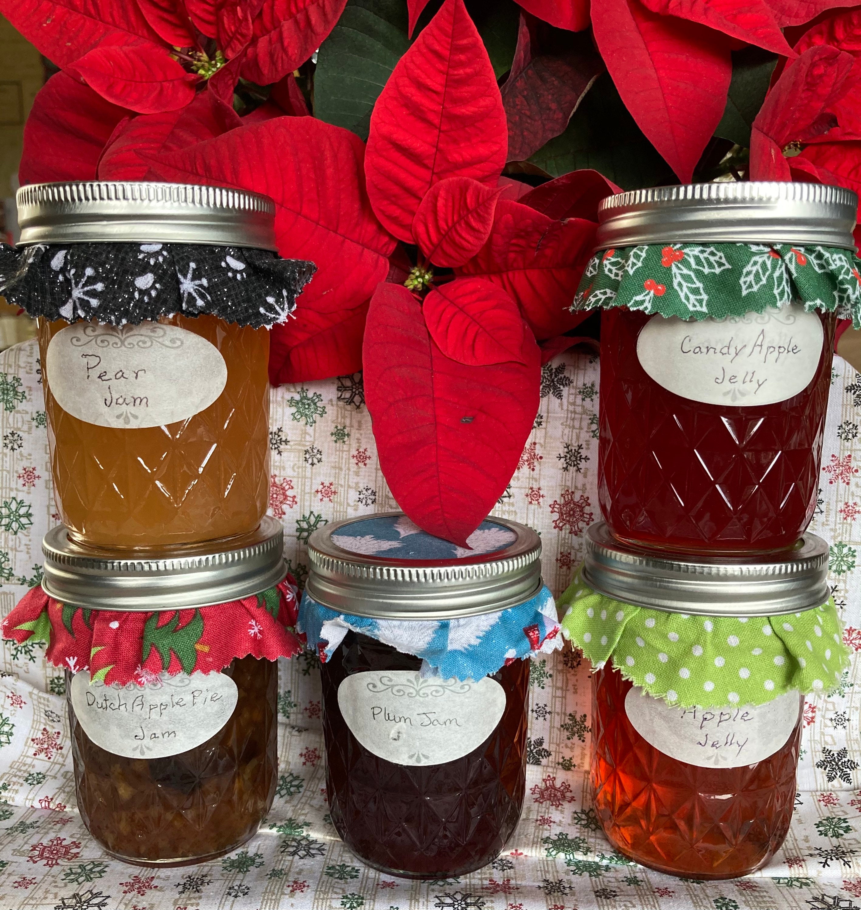 Homemade Jams and Jellies Pack of 12 Etsy