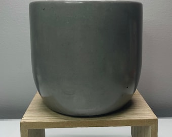 Extra Large Concrete Plant Pot | Minimalist plant Pot |  Boho Planter with Drainage | Modern Indoor Planter | Flower Pot | 6 Inch Pots
