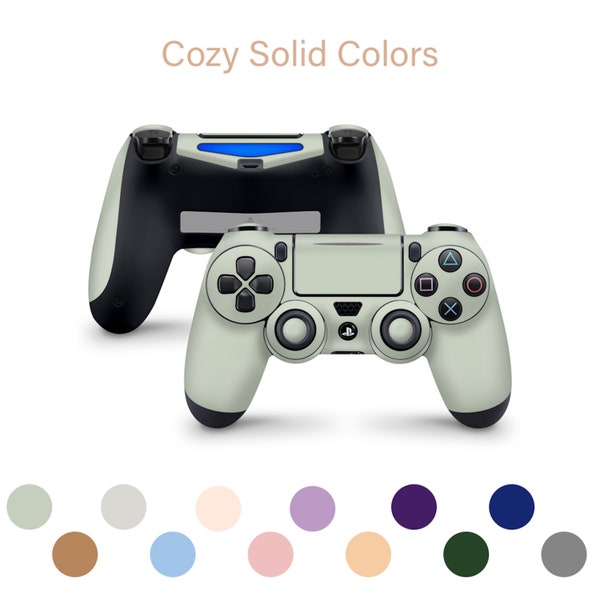 PS4 Controller Skin For DualShock | Cozy Solid Colors | Made In USA