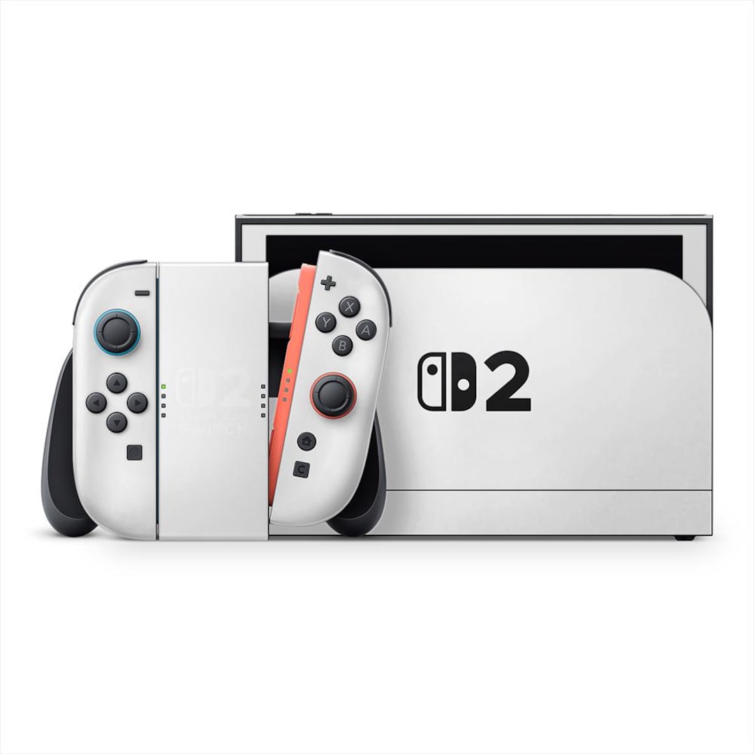 Crisp White Nintendo Switch 2 Decal Skin - Etsy Canada