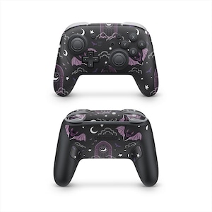 Pegatinas para mando Pro de Nintendo Switch color violeta noche