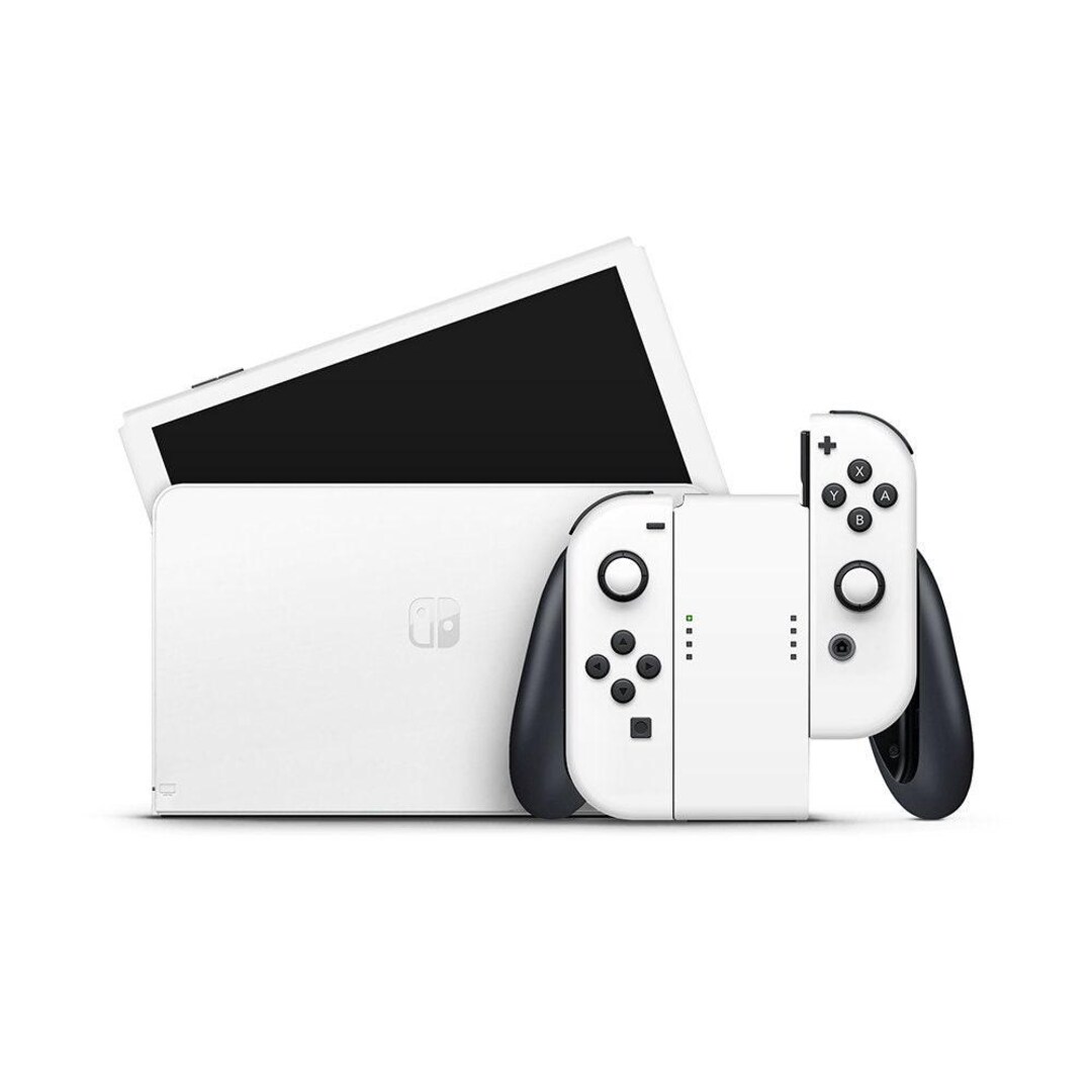 Crisp White Nintendo Switch OLED Decal Skin - Etsy