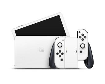 Crisp White Nintendo Switch OLED Decal Skin - Etsy UK