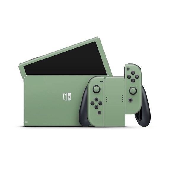 Juniper Green Nintendo Switch OLED Skin -  Hong Kong