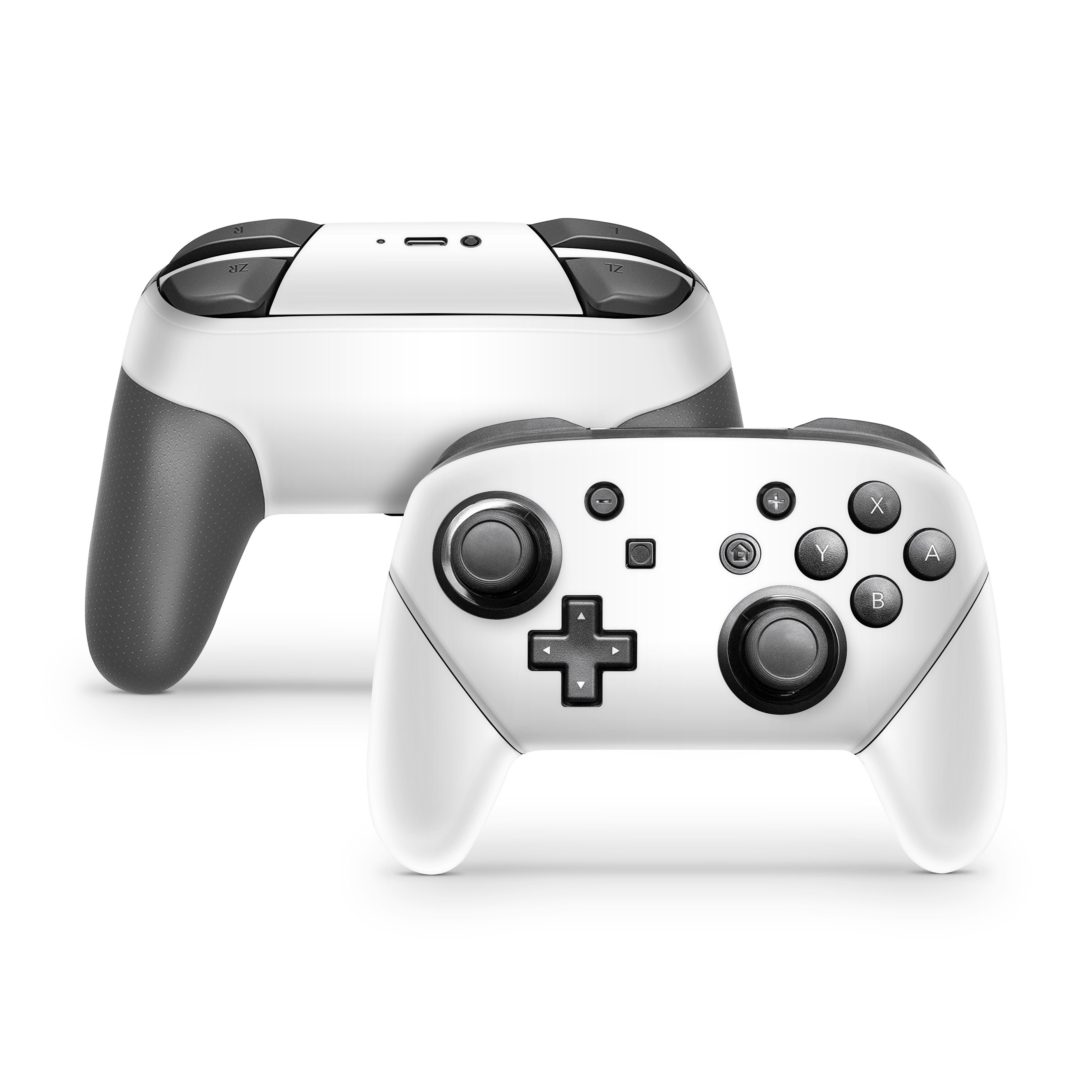 hjerne Metal linje redde Crisp White Nintendo Switch Pro Controller Skin - Etsy Israel