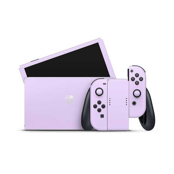 Nintendo Switch ピンク・ミント Pastel Lilac Nintendo Switch OLED Decal Skin - Etsy