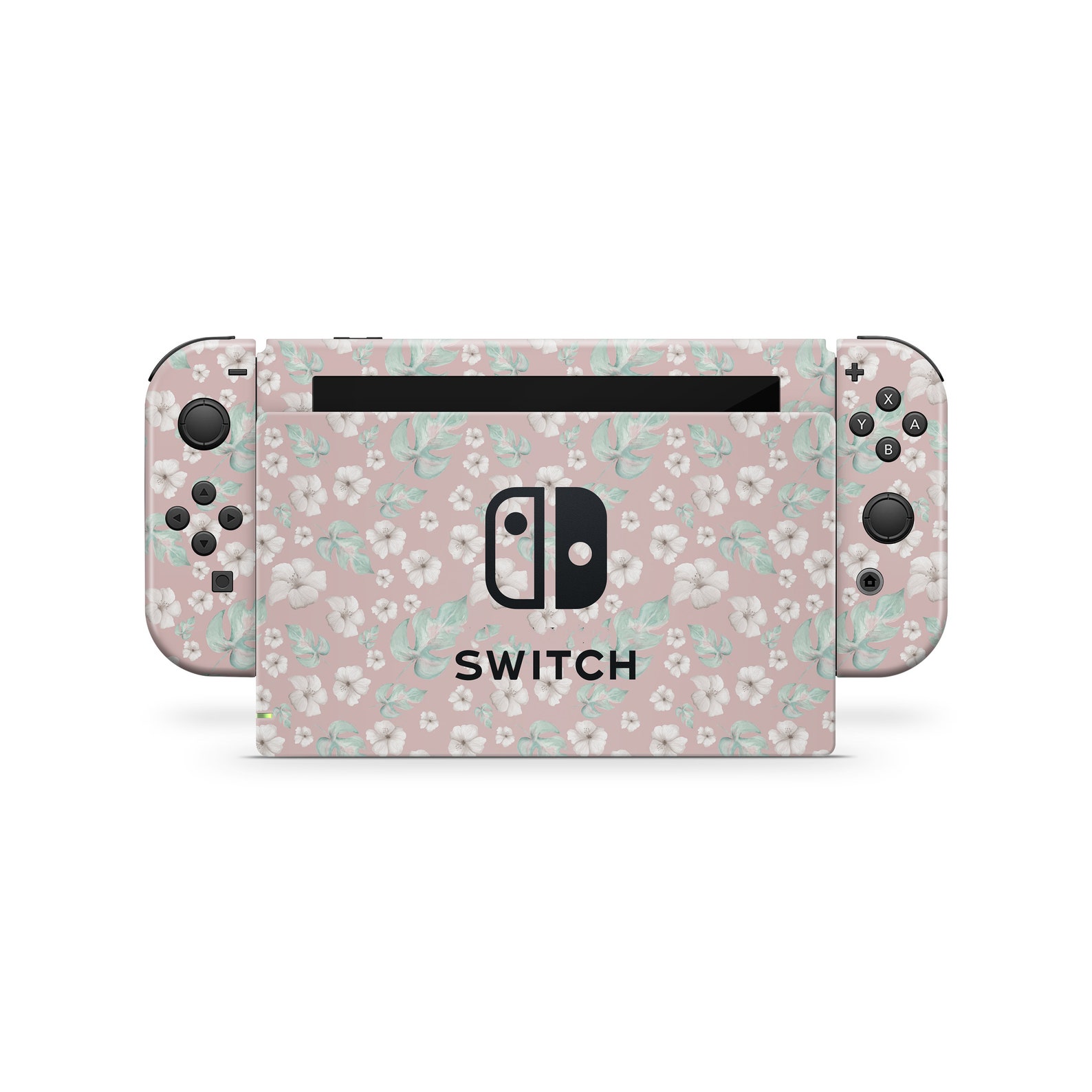 Mauve Wildflowers Nintendo Switch Skin Etsy