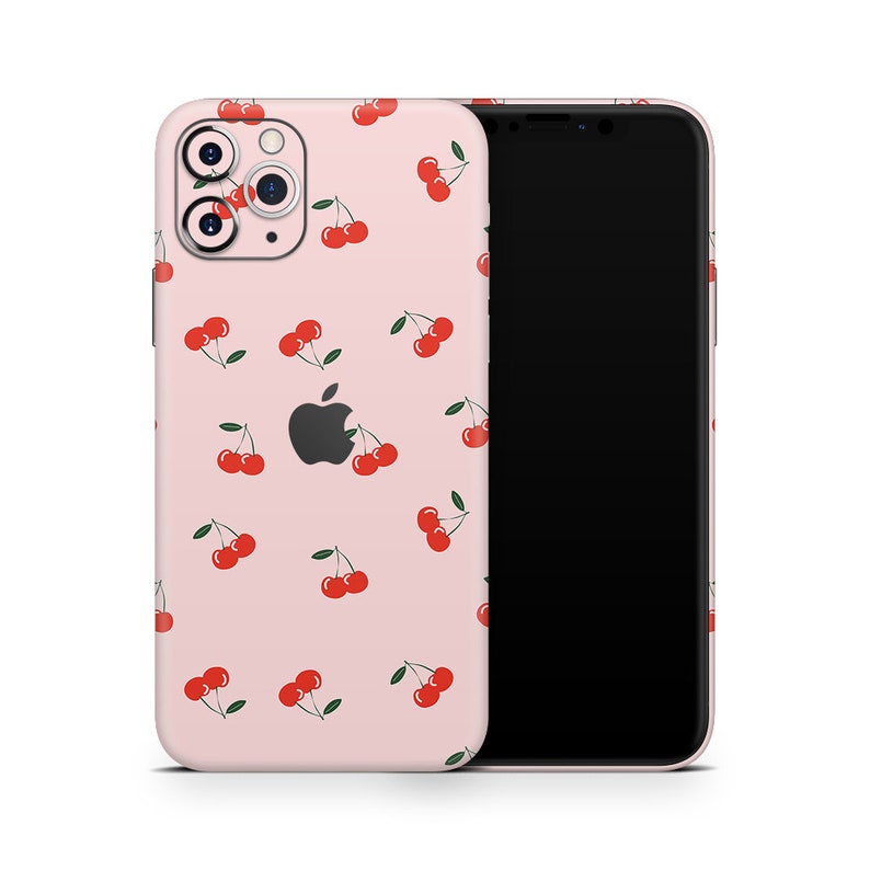 Ruby Cherries Apple iPhone Skins image 6