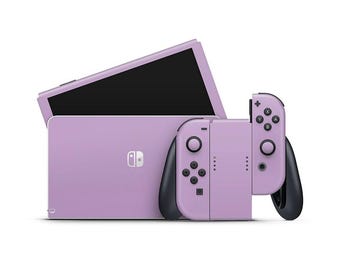 Orchid Purple Nintendo Switch OLED Decal Skin - Etsy