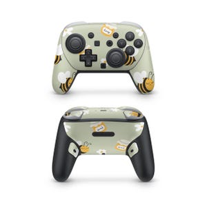 Honey Bees Nintendo Switch Pro Controller Decal Skins