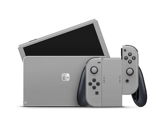 Nintendo Switch 本体 グレー/ホワイト Balanced Grey Nintendo Switch OLED Decal Skin - Etsy