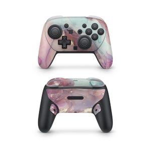 Stained Glass Nintendo Switch Pro Controller Decal Skins