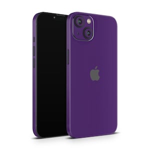Dunkellila Apple iPhone Skins