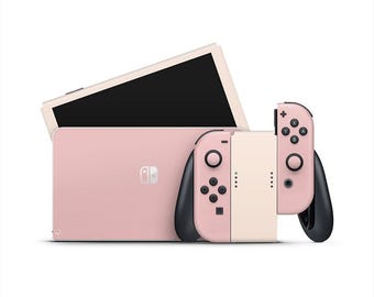 Strawberry Peach Soda Nintendo Switch OLED Decal Skin