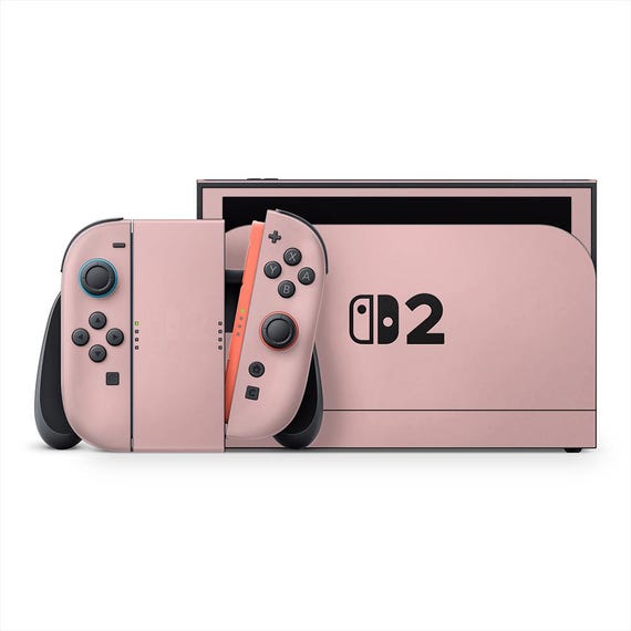 Mauve Pink Nintendo Switch 2 Decal Skin - Etsy