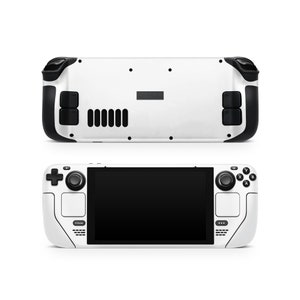 Crisp White Steam Deck LCD / OLED Skin