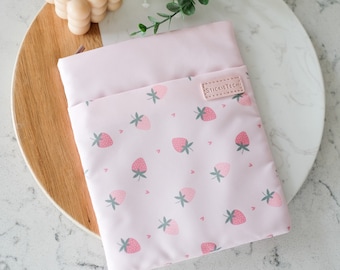 Strawberry Fields Kindle Sleeve, Padded Water Resistant Ereader Pouch for Paperwhite 12th 7", 11th 6.8" & Kindle Basic 6", Cute Gift