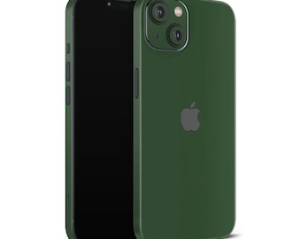 Manzana Verde Bosque Vinilos para iPhone