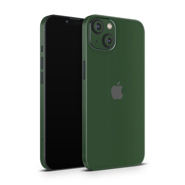 Forest Green Apple iPhone Skins