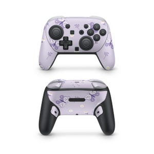 Butterfly Dreams sticker skins voor Nintendo Switch Pro-controller