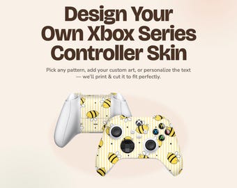 Vinilo personalizado para mando de Xbox Series: diseña tu propio vinilo/pegatina/calcomanía personalizada (no es una funda rígida).