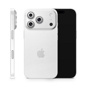 Krispiga vita Apple iPhone-dekaler