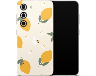 Zesty Lemons Beige Samsung Galaxy S Skins