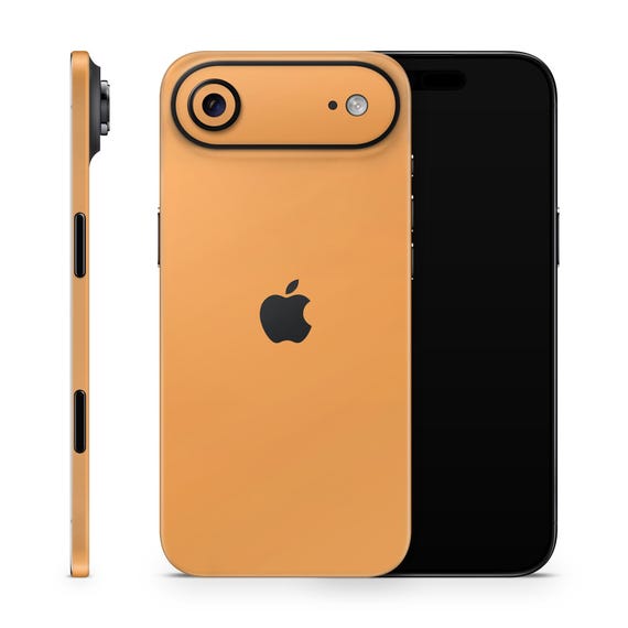 Retro Orange Apple iPhone Skins - Etsy Canada