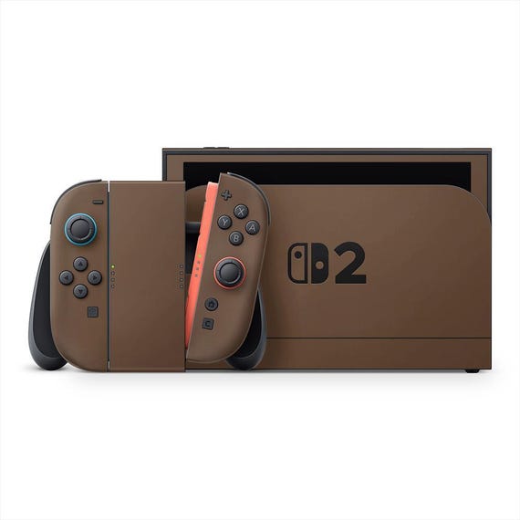 Dark Chocolate Nintendo Switch 2 Decal Skin - Etsy