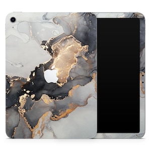 Czarny marmur Apple iPad 10,2&quot;/10,9&quot; Skórki